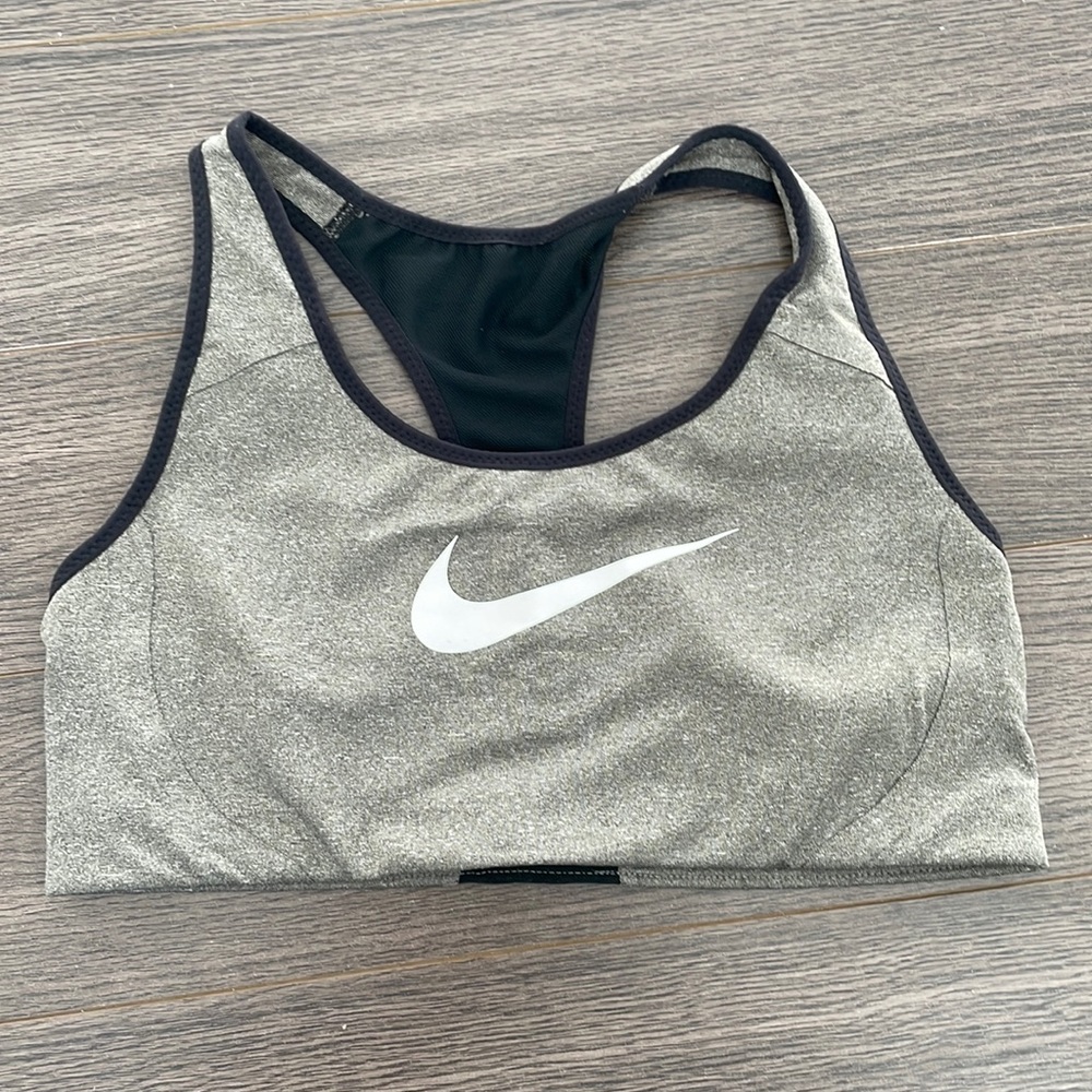 Grey Nike Sports bra